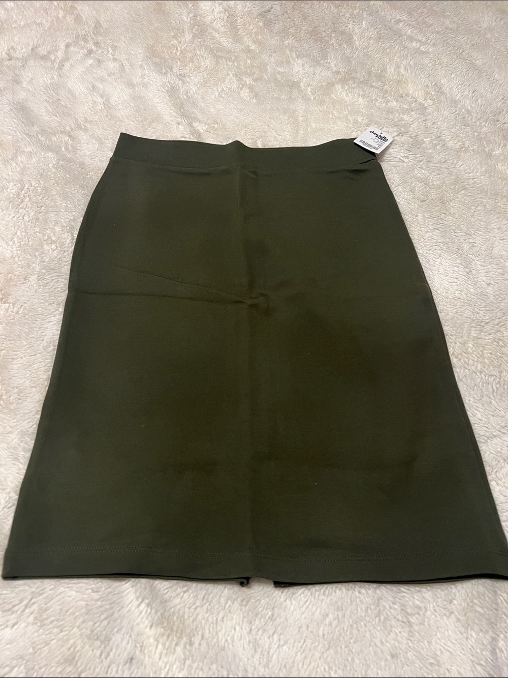 Charlotte Russe Olive Green Pencil Skirt